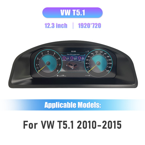Zoll lcd kombiinstrument - 12,3,