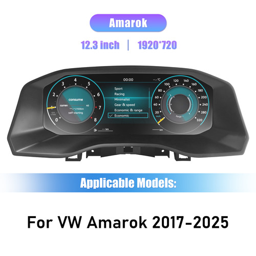 Zoll virtuelles cockpit - 12,3,